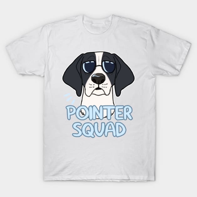 POINTER SQUAD (black) T-Shirt by mexicanine